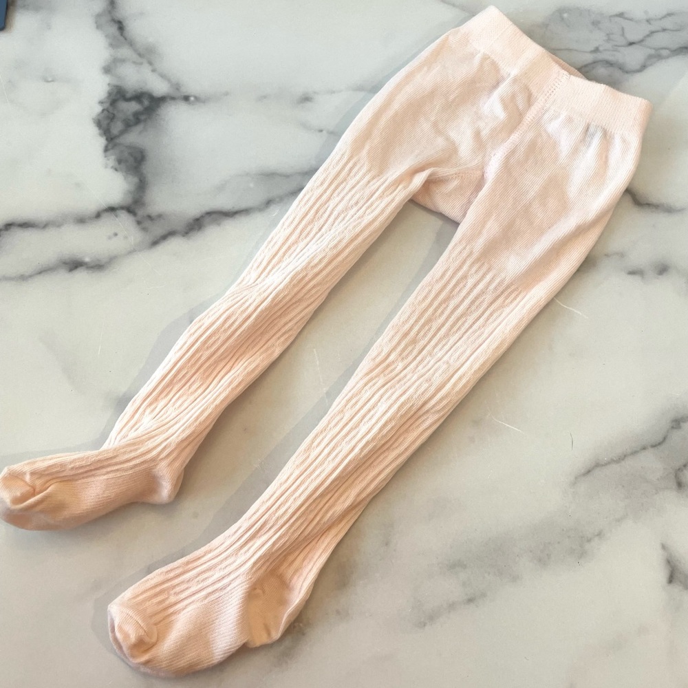 Janie and Jack 18-24 month pink tights